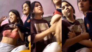 Gadis-gadis Hostel Desi Saling Meremas Payudara Dengan Penuh Gairah
