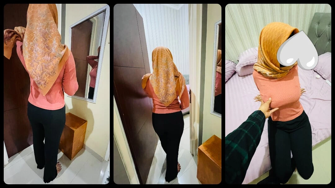 Booking A Busty Hijab Student At A Villa To Pay For College