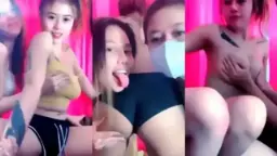 Tiga Cewek Liar Jilat Memek Sambil Crot-crotan Lesbi