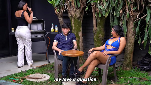 Diam-diam, Mama Genit Menggoda Pacar Anaknya – Big Jackson & Lina Henao