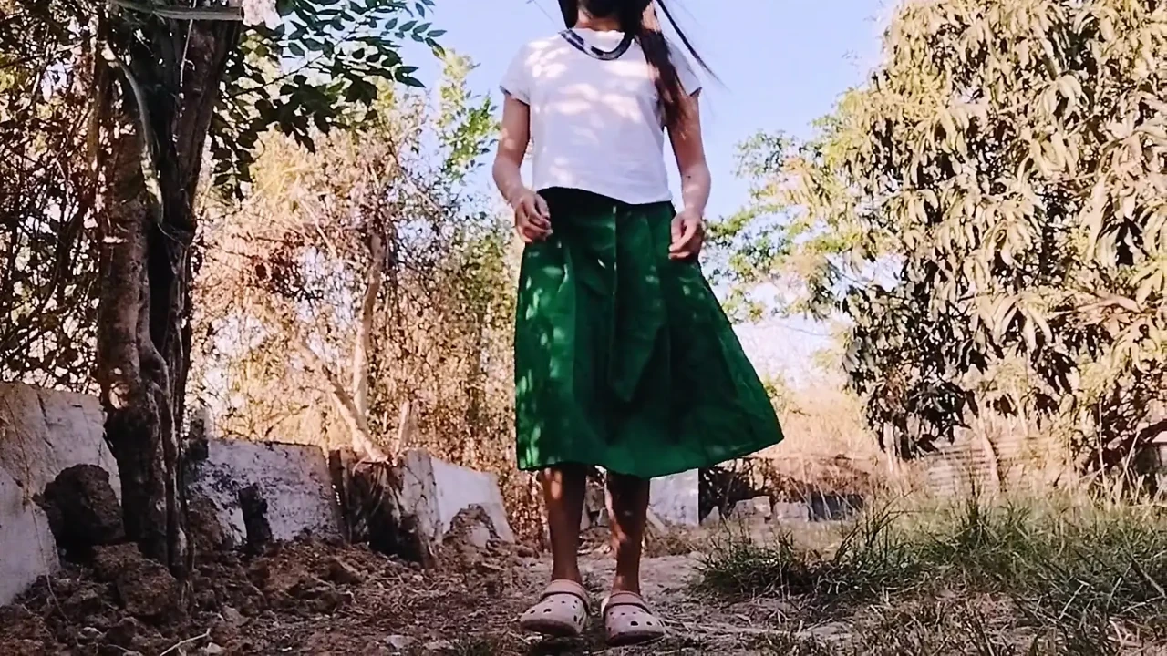 18 Year Old Schoolgirl Trespassing On Farmers Land And De Virginized