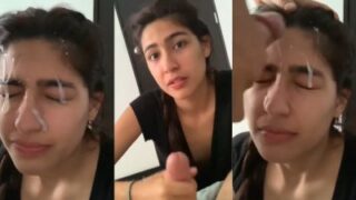 Gadis Desi Cantik Muka Penuh Pancutan Tebal