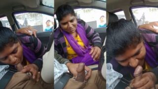 Cewek Telugu Colok Mulut Sama Cowoknya Di Mobil, Ngegas Desi Banget