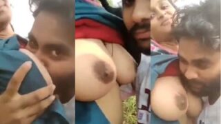 Pervert Ngisep Pentil Ceweknya Di Tempat Outdoor Desi, Bikin Makin Erotis