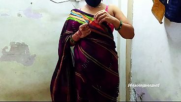 Bini Tetangga India Pakai Saree Tipis Crot, Siap Digilir Panas-panasan.