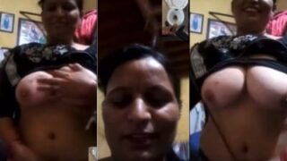 Guru Seksi Dengan Payudara Besar Nikmati Panggilan Video Mesum Dengan Muridnya