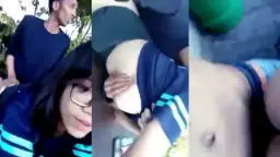 Jamet Colmek Abg Cindo Hot Di Taman, Makin Basah Kena Angin.